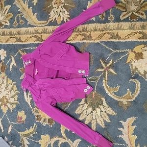 Fuscia aviator style jacket FLASH SALE 4 FOR $25 DRESS ITEMS *SEE DESCRIPTION